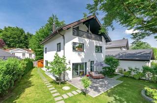 Einfamilienhaus kaufen in 82064 Straßlach-Dingharting, Modernes Einfamilienhaus mit Wärmepumpe, vier Schlafzimmern und sonnigem Garten
