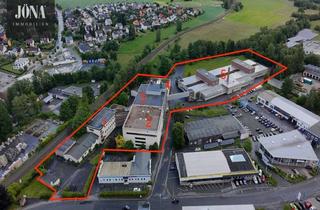 Gewerbeimmobilie kaufen in 95213 Münchberg, Grundstück – Produktion | Logistik | LagerGewerbeareal mit 13.754 m² Nutzfläche auf 27.412 m²