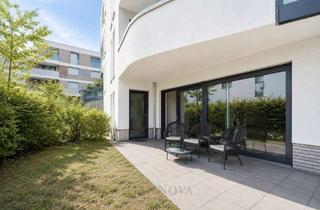 Wohnung kaufen in 60438 Frankfurt, Ruhige Gartenwohnung in Innenlage mit viel Privatsphäre und XXL-Tiefgaragenstellplatz