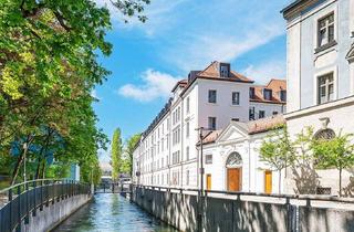 Loft kaufen in Am Mühlbach, 81675 Bogenhausen, EINZIGARTIGES TERRASSEN-LOFT-STUDIO in historischem DENKMAL mitten in München – direkt am Mühlbach