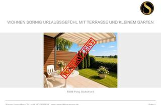 Wohnung mieten in 85586 Poing, WOHNEN SONNIG URLAUBSGEFÜHL MIT TERRASSE UND KLEINEM GARTEN