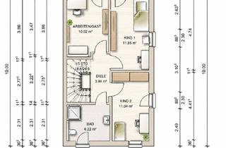 Haus mieten in 67454 Haßloch, Modernes Neubau-Reihenhaus mit 132 m² Wohnfläche, 5 Zimmern und Terrasse in Haßloch