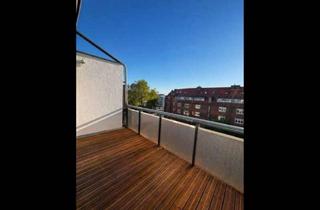 Wohnung mieten in 40476 Düsseldorf, Attraktive, helle Maisonette-Wohnung mit Terrasse und Weitblick