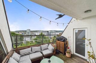 Penthouse kaufen in 70191 Stuttgart, Exklusive Penthouse Wohnung am Killesberg mit viel Platz und traumhafter Aussicht, Loggia, 2 Garagen
