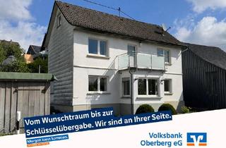 Einfamilienhaus kaufen in 51580 Reichshof, Wohnhaus mit Scheune und Entwicklungspotenzial