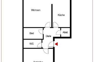 Wohnung kaufen in 71732 Tamm, Tamm - Gepflegte 2 12 Zimmer-Wohnung mit Balkon und PKW-Stellplatz!