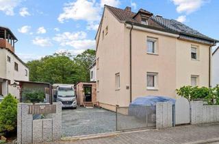 Doppelhaushälfte kaufen in 65428 Rüsselsheim, Rüsselsheim am Main - Doppelhaushälfte viel Potential in guter Wohnlage Hasengrund Rüsselsheim - eigener Waldzugang !