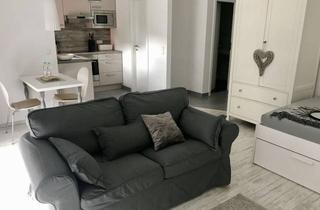Wohnung mieten in Huswertstraße 30, 60435 Preungesheim, Helle, voll möblierte 1-Zimmer-Wohnung mit Balkon, TG und Aufzug im Frankfurter Bogen