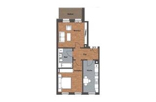 Wohnung mieten in Ludwigstraße 64, 04315 Neustadt-Neuschönefeld, Große 2-Raum Wohnung mit EBK//Parkett/FHZ und Balkon // zentrumsnah gelegen// WE06***