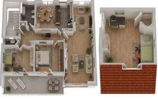 Wohnung mieten in 46395 Bocholt, Zentrale 3,5-Zimmer-Wohnung mit Balkon und Einbauküche in Bocholt