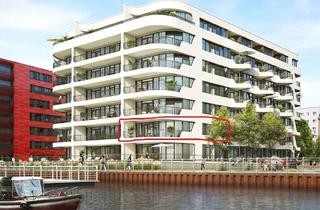 Wohnung mieten in Stralauer Allee, 10245 Friedrichshain, WATERFRONT LIVING IN BERLIN – SPECTACULAR RIVER VIEWS & SOUTH-FACING TERRACE