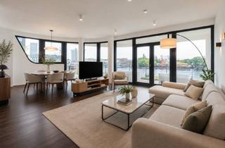 Wohnung mieten in Stralauer Allee, 10245 Friedrichshain, Einzigartige Wasserlage an der Spree – 3 Zimmer | Südterrasse | Stellplatz