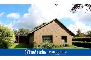 Haus kaufen in 26188 Edewecht, Gepflegter Bungalow (modernisierungsb.) mit großzügigem Garten und Doppelgarage in Edewecht-Husbäke