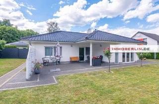 Haus kaufen in 14554 Seddiner See, IMMOBERLIN.DE - Attraktiver Bungalow mit Sonnengarten & Garage