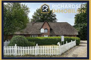 Haus kaufen in 25920 Risum-Lindholm, Friesenhaus unter Reet mit kleiner Weidefläche in ruhiger Lage in Risum-Lindholm OT Klockries