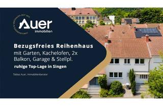 Reihenhaus kaufen in 78224 Singen, bezugsfr. Reihenhaus mit Garten, Kachelofen, 2x Balkon, Garage & Stellpl. ruhige Top-Lage in Singen!