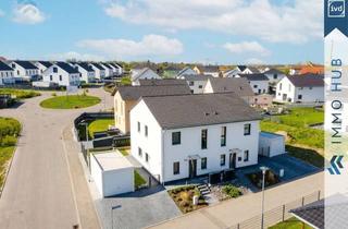 Doppelhaushälfte kaufen in 04552 Borna, ++ 6 % Bruttomietrendite - 2 vermietete Neubau-Doppelhaushälften mit durchdachtem Raumkonzept ++