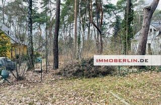 Grundstück zu kaufen in 16552 Schildow, IMMOBERLIN.DE - Naturschönes Baugrundstück in idyllischer Lage im Berliner Speckgürtel