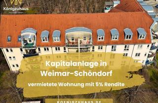 Anlageobjekt in 99427 Schöndorf, Vermietete Wohnung in Weimar-Schöndorf – solide Anlage mit 5 % Rendite