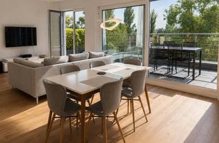 Penthouse kaufen in 65934 Nied, Grün, aber Citynah: Lichtdurchflutetes möbliertes Penthouse mit traumhafter Dachterrasse