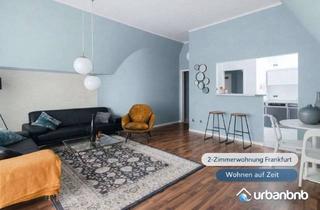 Immobilie mieten in Walter-Leiske-Straße, 60329 Bahnhofsviertel, Möblierte Wohnung Frankfurt mieten - Wohnen auf Zeit