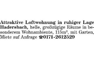 Lofts mieten in 94333 Geiselhöring, Attraktive Loftwohnung Hadersbach