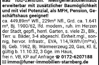 Haus kaufen in 83646 Bad Tölz, Bad Tölz-Zentrum: Mehrgenerationenhaus