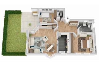 Wohnung kaufen in 78224 Singen, Singen (Hohentwiel) - Wohnen oder investieren: Gepflegte 3,5-Zimmer-Wohnung mit Süd-Terrasse und Garten in Singen-Bohlingen