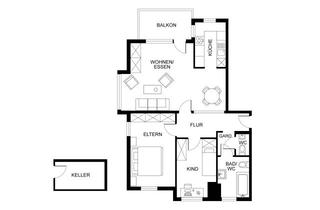 Wohnung kaufen in 52134 Herzogenrath, Herzogenrath - Kohlscheid - Attraktive Kapitalanlage mit Balkon in gefragter Wohnlage