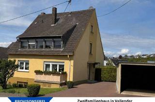Haus kaufen in 56179 Vallendar, Vallendar - Zweifamilienhaus mit Balkon, Garten und Garage in bevorzugter Wohnlage von Vallendar