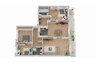Wohnung kaufen in 33415 Verl, Neu renovierte 5-Zimmer-Wohnung mit 2 Bädern, 2 Balkonen, 2 PKW-Stellplätzen in Verl zu verkaufen