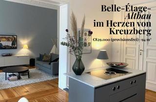 Wohnung kaufen in Reichenberger Straße 72, 10999 Kreuzberg, Belle-Étage-Altbau im Herzen von Kreuzberg
