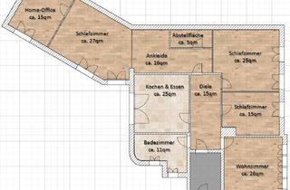 Wohnung mieten in 63739 Aschaffenburg, Eindrucksvolle & sehr großzügige Altbau-Wohnung im Herzen von Aschaffenburg