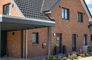 Haus mieten in Schwaaner Straße, 27612 Loxstedt, Moderne Neubau-Doppelhaushälfte mit Gartenanteil und zwei Stellplätzen
