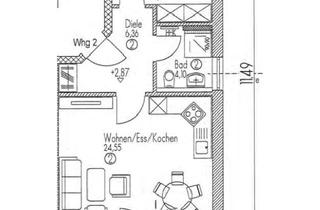 Wohnung mieten in Frühlingsstr. 21, 86507 Kleinaitingen, Kompaktes Wohnen: 2-Zimmer-Apartment in Kleinaitingen