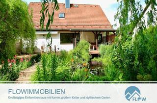 Einfamilienhaus kaufen in 15757 Halbe, großzügiges Einfamilienhaus mit Kamin, großem Keller und idyllischem Garten