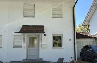 Haus mieten in Sandbergstraße 15, 84533 Marktl, Doppelhaushälfte mit großem Garten, Terrasse und ausgebautem Dachgeschoss zur Miete in Marktl am Inn