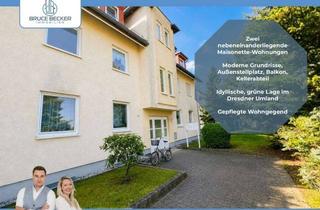 Wohnung kaufen in 01477 Arnsdorf, Das doppelte Lottchen! Zwei nebeneinanderliegende Wohnungen in idyllischer Lage im Dresdner Umland