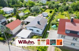 Haus kaufen in 04316 Leipzig, Leipzig - Barrierefreier Bungalow | beheizter Wintergarten | Photovoltaik | Carport | Überdachte Terrasse