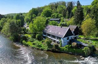 Haus kaufen in 42699 Solingen, Solingen - idyllisches Fachwerkanwesen von 1605 auf eigener Insel 430 m² Wohnfläche 1812 m² Areal im Bergischen Land