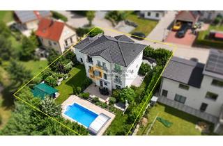 Haus kaufen in 85301 Geisenhausen, Geisenhausen - Walmdachhaus mit Einliegerwohnung, Doppelgarage, Bj. 2020, Salzwasserpool mit Gegenstromanlage