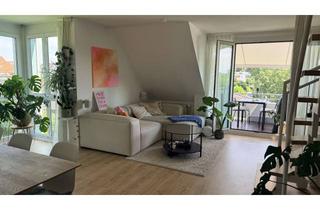 Wohnung kaufen in 73760 Ostfildern, Lichtdurchflutete Maisonette mit 2 Balkonen & Weitblick am Feldrand