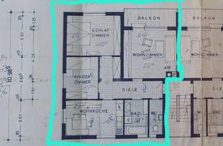 Wohnung mieten in Poststraße, 74214 Schöntal, 3- Zimmer Wohnung mit Balkon in Schöntal Bieringen