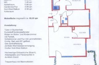 Wohnung mieten in 78073 Bad Dürrheim, 3-Zimmer-Wohnung in Bad Dürrheim