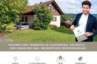 Haus kaufen in Nagelschmiede 27, 79725 Laufenburg, LFI | Wohnen oder vermieten in Laufenburg, Grunholz | Gepflegtes Haus mit drei Einheiten und Garten