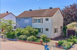 Doppelhaushälfte kaufen in 67065 Ludwigshafen, Sanierungsbedürftige Doppelhaushälfte mit Garten, Balkon und Garage