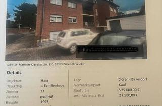 Mehrfamilienhaus kaufen in 52379 Langerwehe, Langerwehe - Gepflegtes Mehrfamilienhaus sehr gut vermietet!
