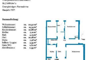 Wohnung kaufen in 38442 Wolfsburg, Wolfsburg - Vermietete 3-Zimmer Eigentumswohnung