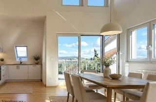 Wohnung kaufen in 76199 Rüppurr, Zwischen Stadt und Natur Wohnqualität mit WOW-Effekt – Dachgeschosswohnung in Bestlage von Rüppurr