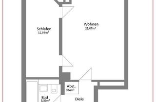 Wohnung kaufen in 82256 Fürstenfeldbruck, Zentral gelegen, gut vermietete 2 Zimmer-Wohnung in Fürstenfeldbruck